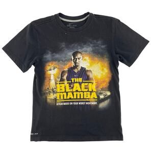 Kobe Bryant The Black Mamba movie poster graphic Nike tshirt